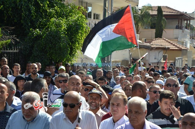  فيديو: الالاف في مظاهرة الشهيد محمد والرئيس عادل بدير  على الشرطة الاختيار محاربة كفرقاسم او عائلات الاجرام 